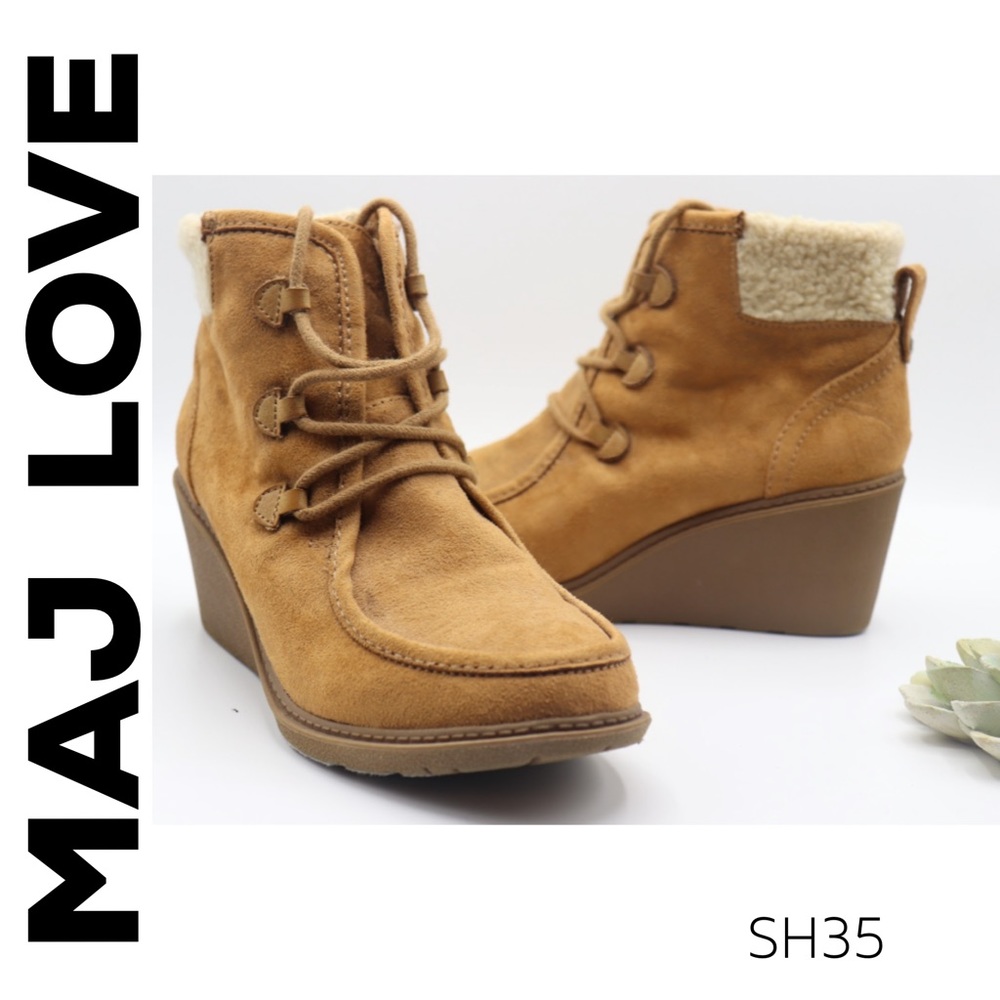 Maj Love Wedge Boots (SH35)